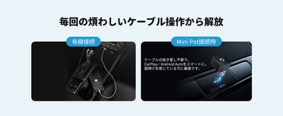 差し込むだけの簡単接続