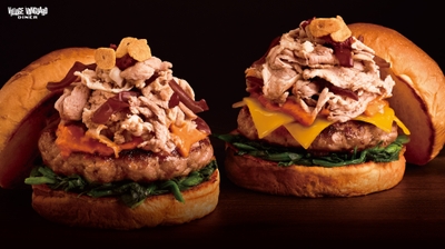 山椒と麻辣の2種の本格バーガー