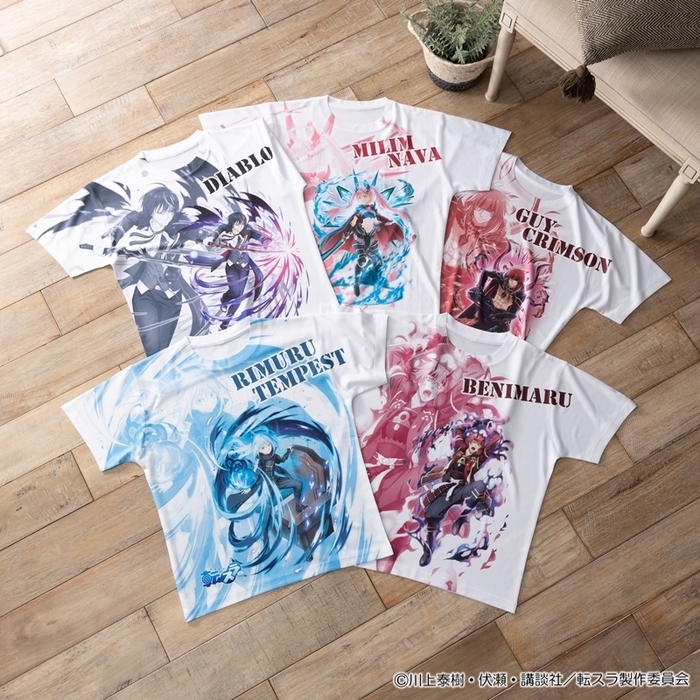 転生したらスライムだった件 魔王と竜の建国譚 フルパネルTシャツ(イメージ)