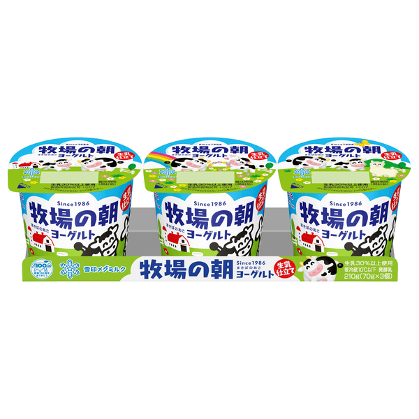 「牧場の朝ヨーグルト 生乳仕立て」