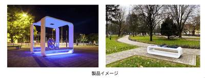 KUUBE社スマートベンチイメージ