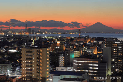 きみさらずタワーからの夜景「写真提供：夜景FAN」