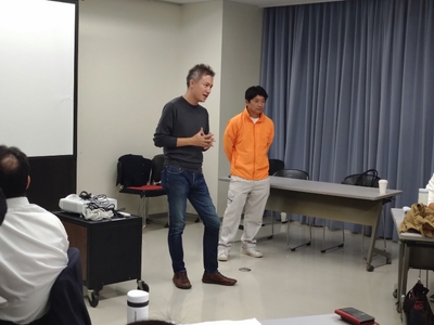 たけすい研修の様子1(グループワーク前のオリエンテーション)