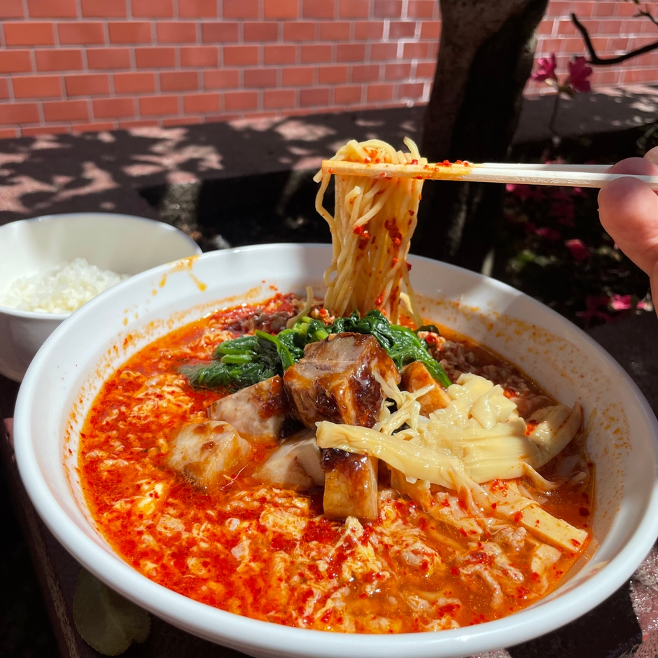 半ライスは最後に投入して下さい。