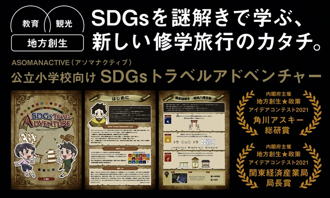 オンライン展示会「中小企業マーケットTOKYO2022」に出展の 公立小学校向け『SDGsトラベルアドベンチャー』をご紹介