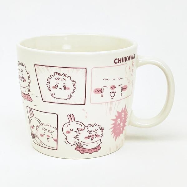 ちいかわのコミックマグカップ！キャラクターそれぞれの個性が発揮されています！