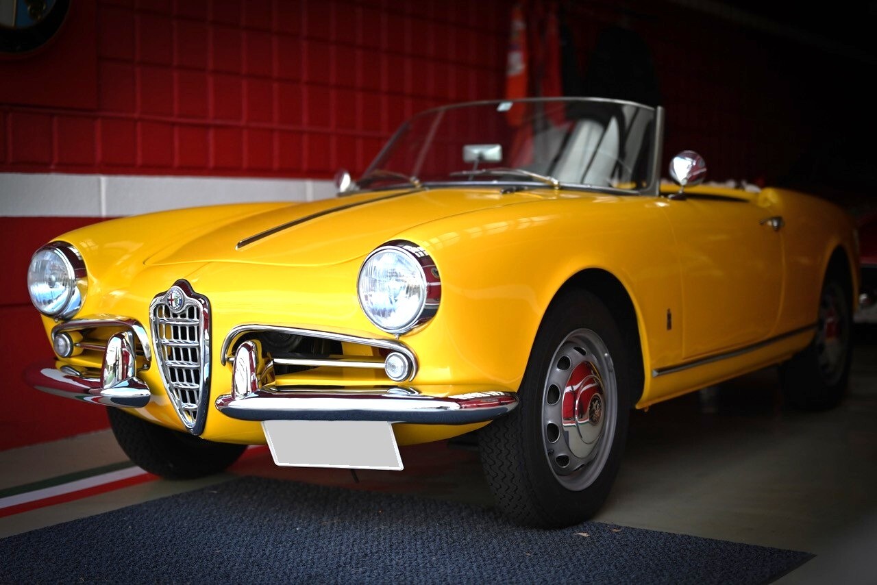 アルファロメオ ジュリエッタ スパイダー 750D(1956年)※個人所蔵車両