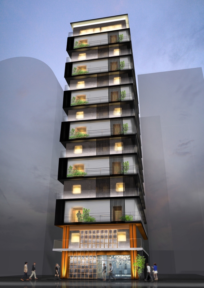 西本町　パース