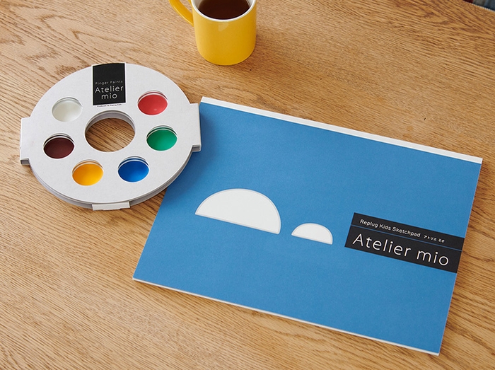『アトリエ ミオ お絵かき帳とゆび絵の具セット』