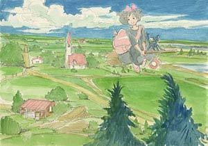 「魔女の宅急便」イメージボード 1989年 (C) 1989 角野栄子 ・ Studio Ghibli・N