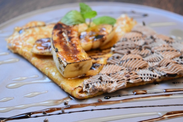 チョコバナナクレープ