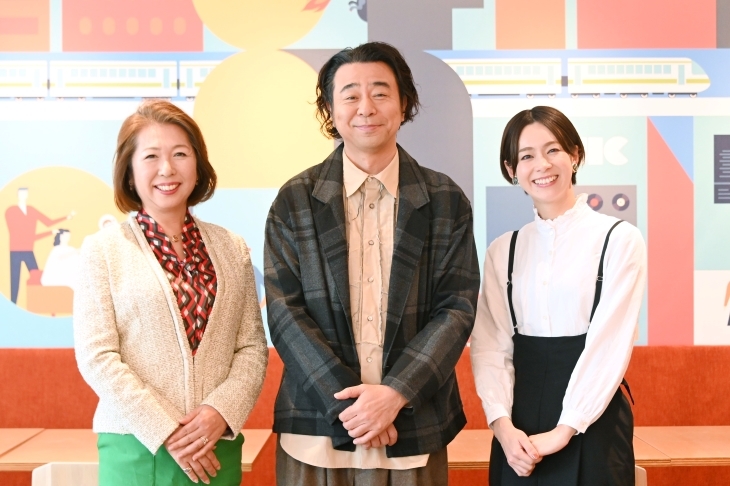 ※画像左より:2023年1月のテーマを担当するCFP・山中伸枝さん、よゐこ・有野晋哉さん、23年1月~2月のゲスト・酒井瞳さん