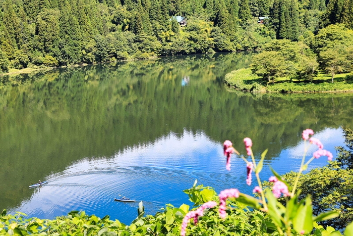 只見川とカヤック3