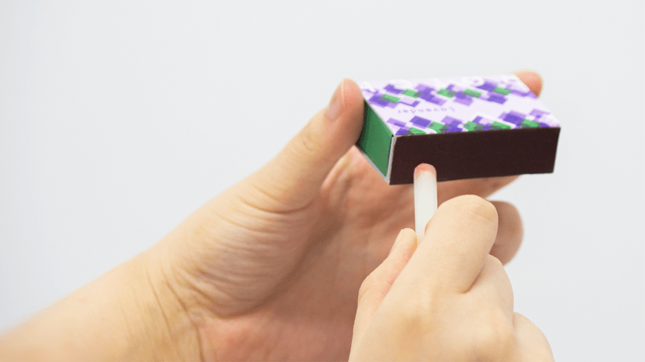 マッチのように手軽な着火