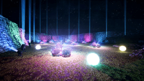 二の郭(イメージ) 光が繰り広げる幻想世界