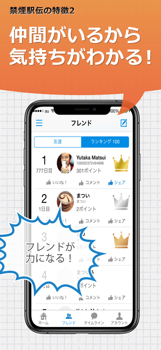 2.仲間がいるから気持ちがわかる!