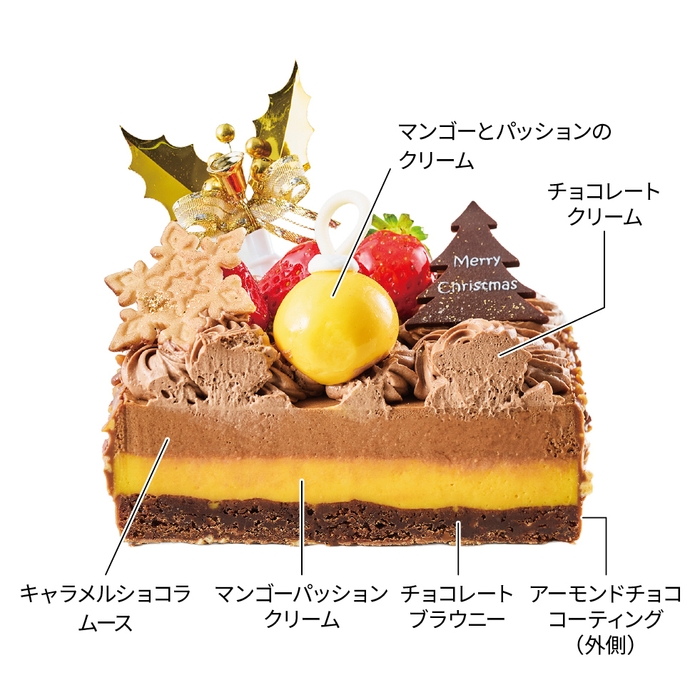 トリプルショコラクリスマス(断面)