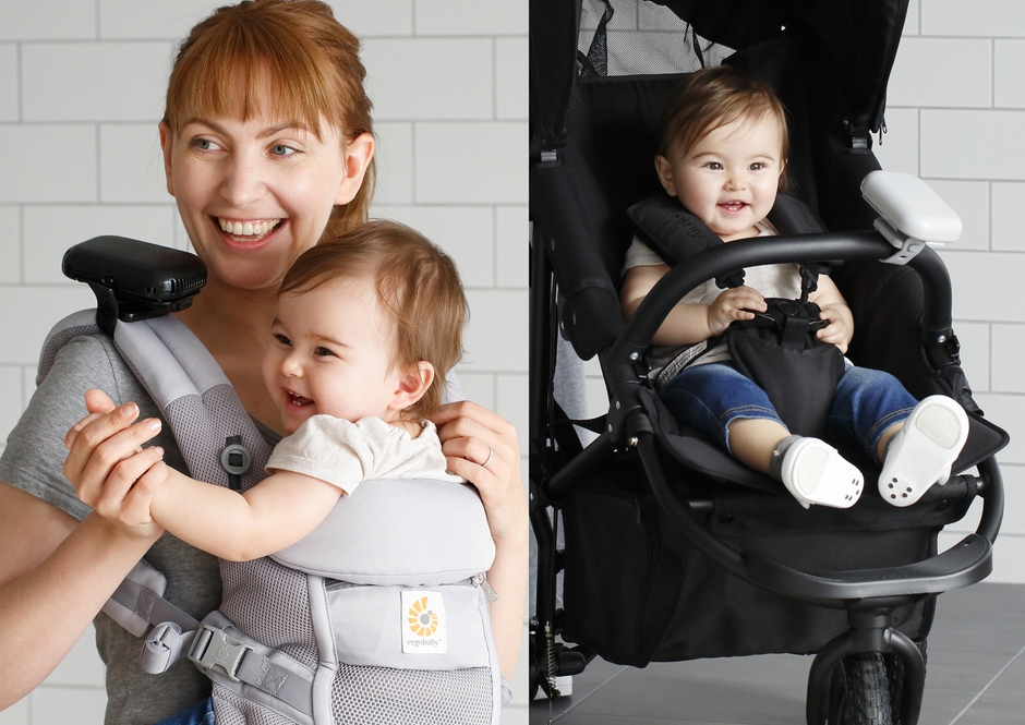 ベビーホッパー「ベビーカー&ベビーキャリア用ポータブル扇風機」