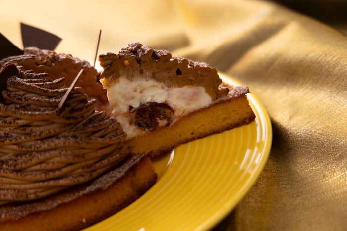 トナカイからの贈り物~モンブランフォレノワール(断面)