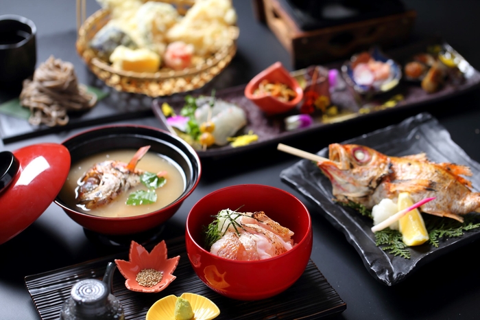 休暇村蒜山高原　秋の蒜山高原「高級のどぐろ丼会席」