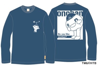 onちゃん ロンＴ(大人用) NAVY　TM＆(C)HTB
