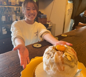 名古屋・鶴舞に移転！【創作食事系かき氷】の名店「コトコットン」