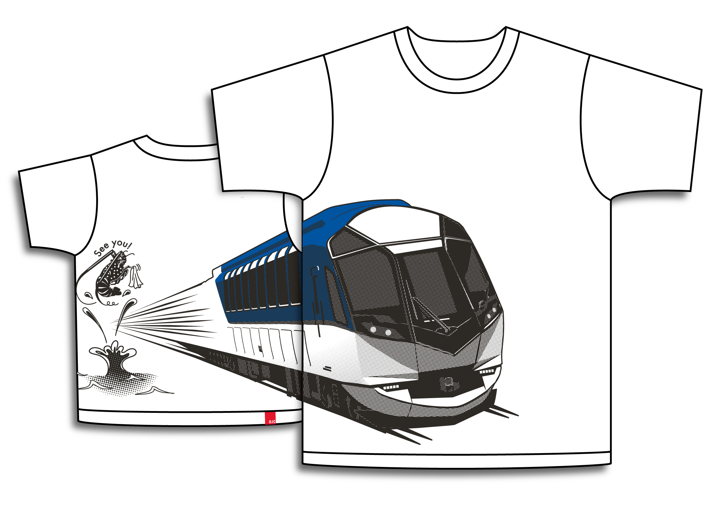 Tシャツの Ojico から 近鉄しまかぜ コラボデザインが登場 Sankeibiz サンケイビズ 自分を磨く経済情報サイト