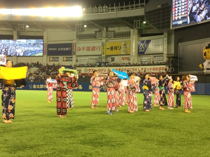 過去の野球観戦時の様子(千葉ロッテ 2)