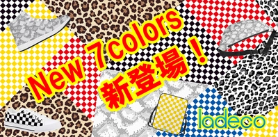 自分だけの“オリジナルシューズ・バッグ”を簡単に作れる　 アパレルサービス「ladeco」に人気の定番柄やアニマル柄など 新色7色が追加！