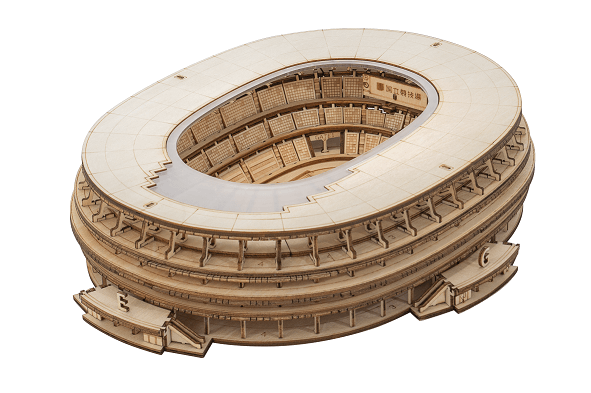 国立競技場ウッドパズル1 (画像はイメージです)