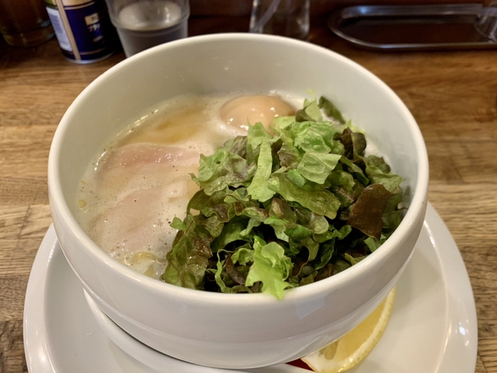 鶏白湯塩ラーメン