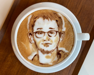 じょーじ氏自画像