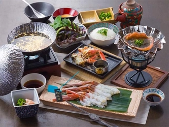 北陸カニ漁が11月に解禁！日本海ズワイガニ＆金箔を堪能！ 加賀でしか味わえない贅沢しゃぶしゃぶ・4コースを11/7より提供
