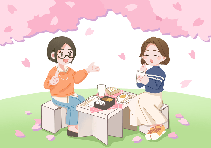 お花見指定席使用時イメージ