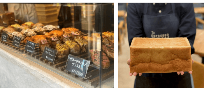 さまざまなパンの種類をご用意しております