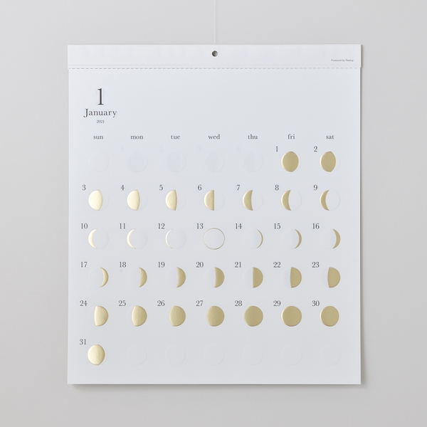 【リプラグ】月の満ち欠けカレンダー 『ミチル kira』