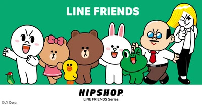 「LINE FRIENDS」とアンダーウェアブランド【HIPSHOP(ヒップショップ)】がついに出会った！世界中のコミュニケーションを彩ってきた仲間たちをカラフルに楽しもう！