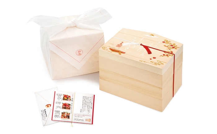 絵馬型木箱とご案内状