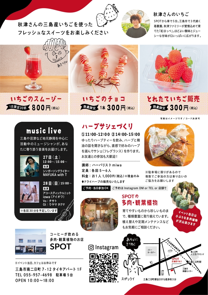 SPOT PARTYチラシ(裏面)