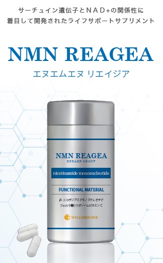 若返りブーム到来！メディアで話題の「NMN」と「サーチュイン遺伝子」の関係性に着目した新サプリメント「NMN REAGEA（エヌエムエヌ リエイジア）」が誕生。