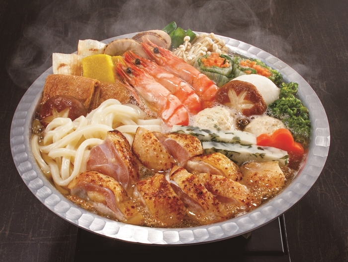 すき鍋うどん(調理見本)