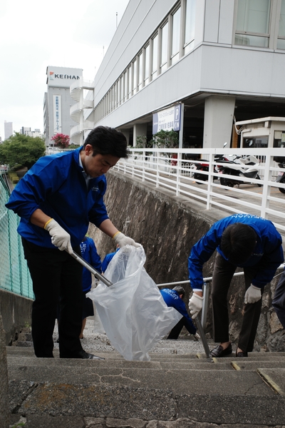 清掃活動の様子