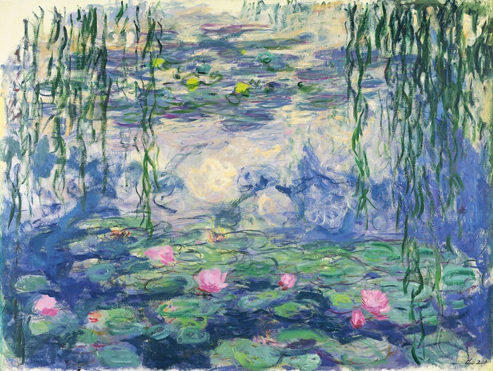 クロード・モネ《睡蓮》1916-1919年頃 油彩/カンヴァス マルモッタン・モネ美術館、パリ (C) musee Marmottan Monet