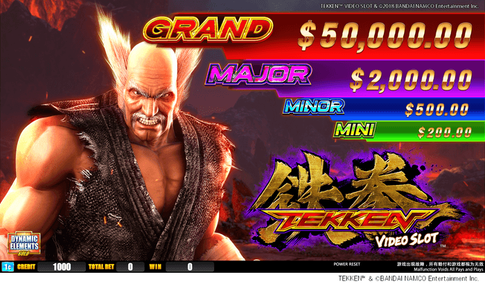 TEKKEN(TM) VIDEO SLOT HEIHACHI ver._2