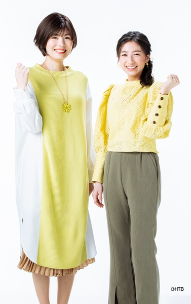 (左)田口彩夏・森唯菜(C)HTB