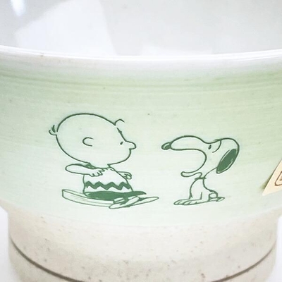 スヌーピーの茶碗