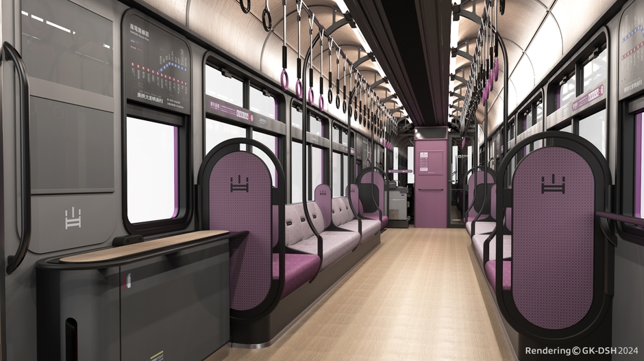 内装イメージ(出入口付近から車内全景)