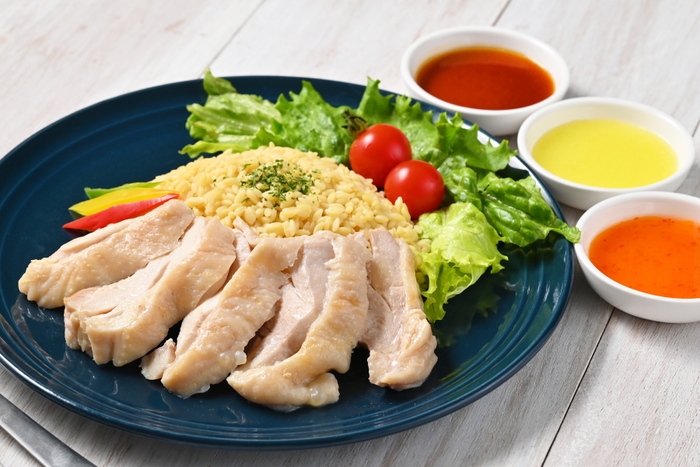 糖質制限 シンガポール風チキンライス