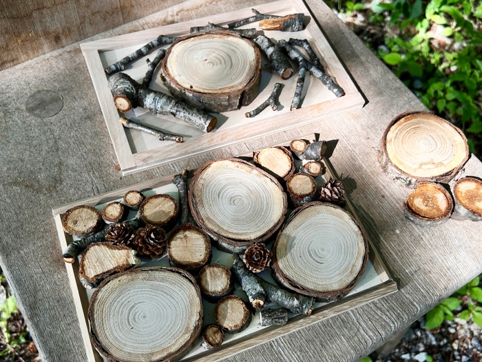 木工ワークショップ/小枝のアートフレームづくり