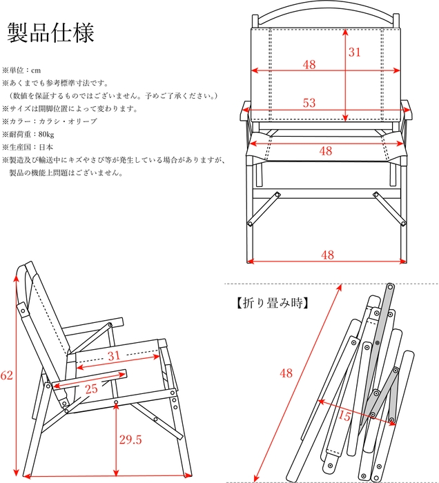 【RASIX　ラシックス】製品仕様